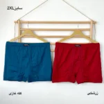 تصویر کوچک شورت پادار رنگیL,XL,2XL یاشا
