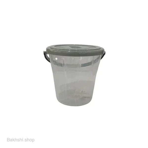 سطل مدرج همه کاره 3لیتری شفاف اشکان