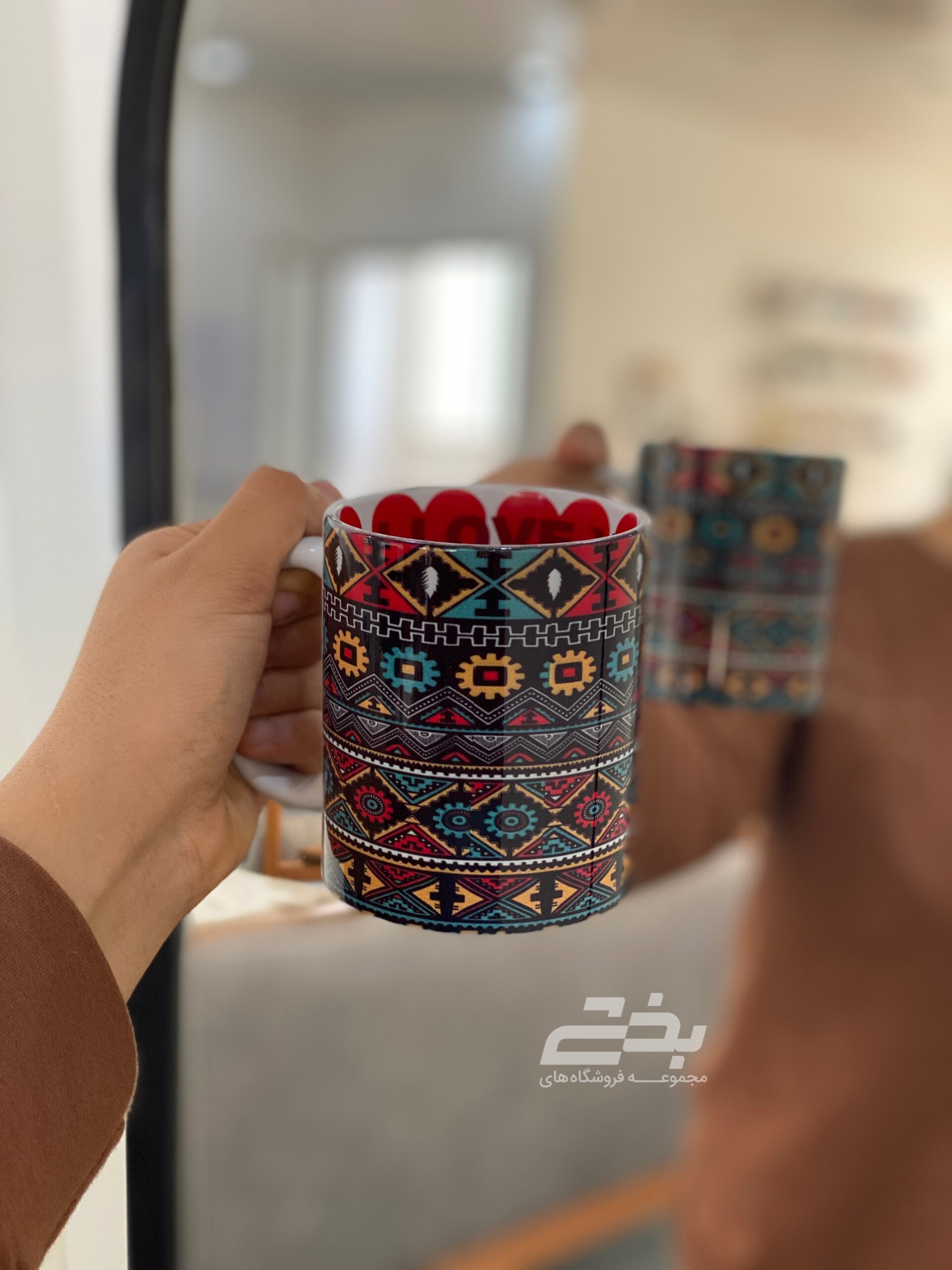 ماگ طرح دار شقایق