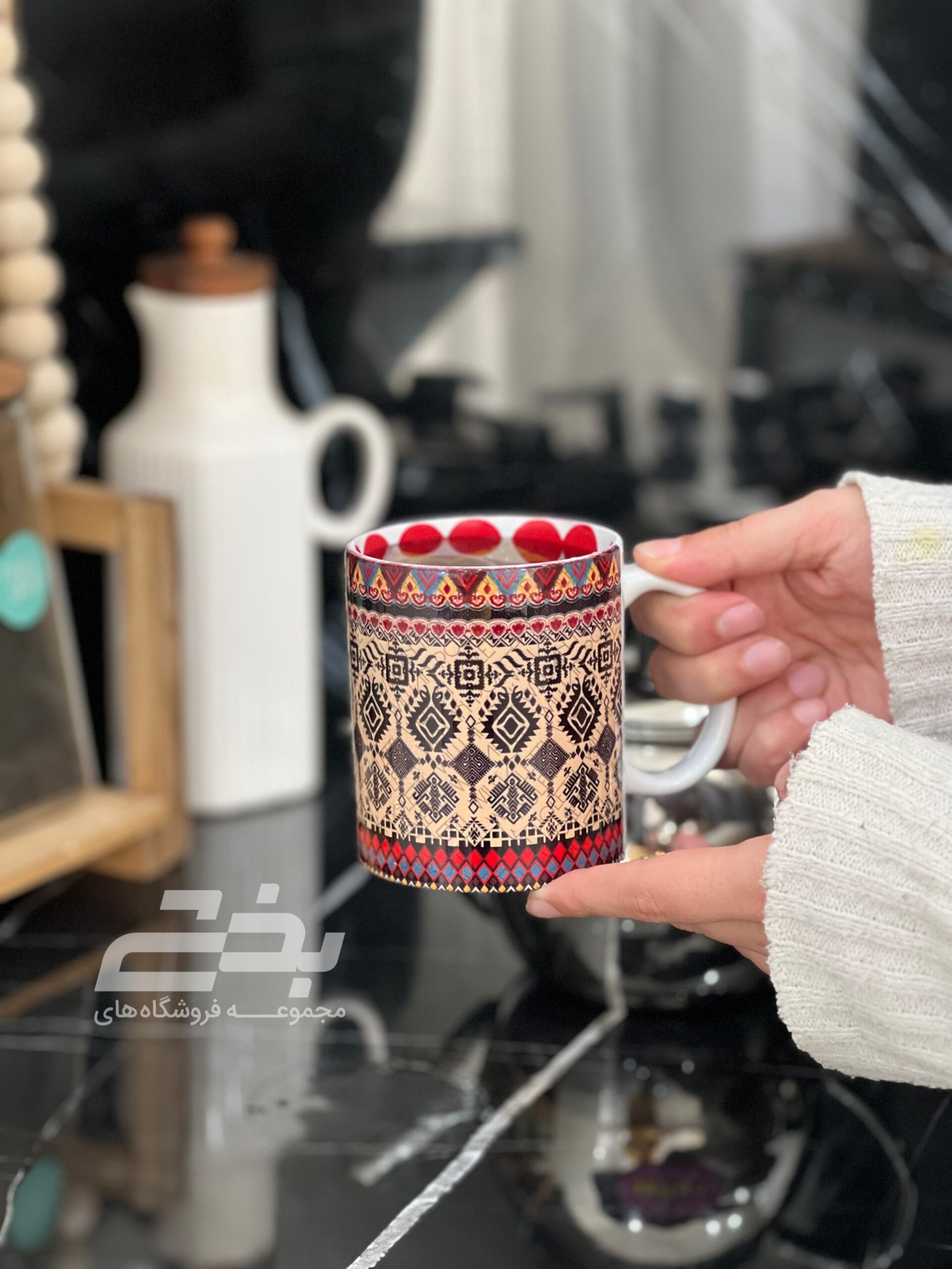 ماگ طرح دار شقایق