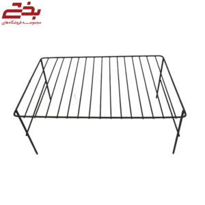 راف یک طبقه مشکی بهساز فلز