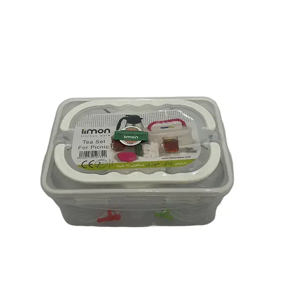 ست چای خوری 4 نفره دسته دار لیمون