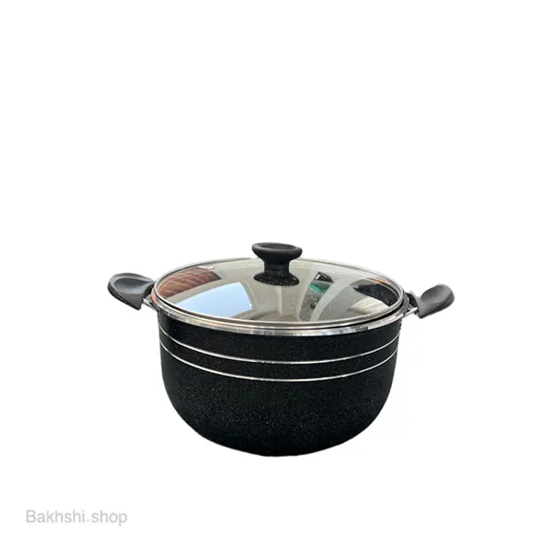 سرویس قابلمه گرانیتی 8 پارچه طرح چدن اوج