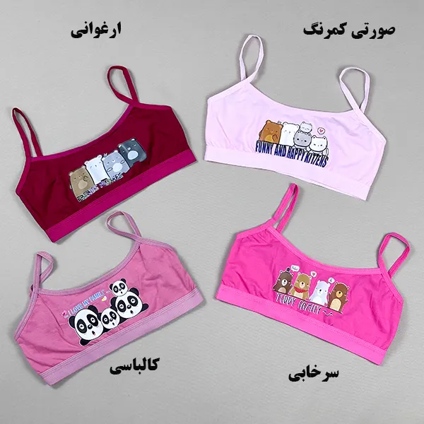 نیم تنه دخترانه بندی چاپی