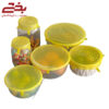 تصویر کوچک درپوش محافظ غذا سیلیکونی 6 عددی