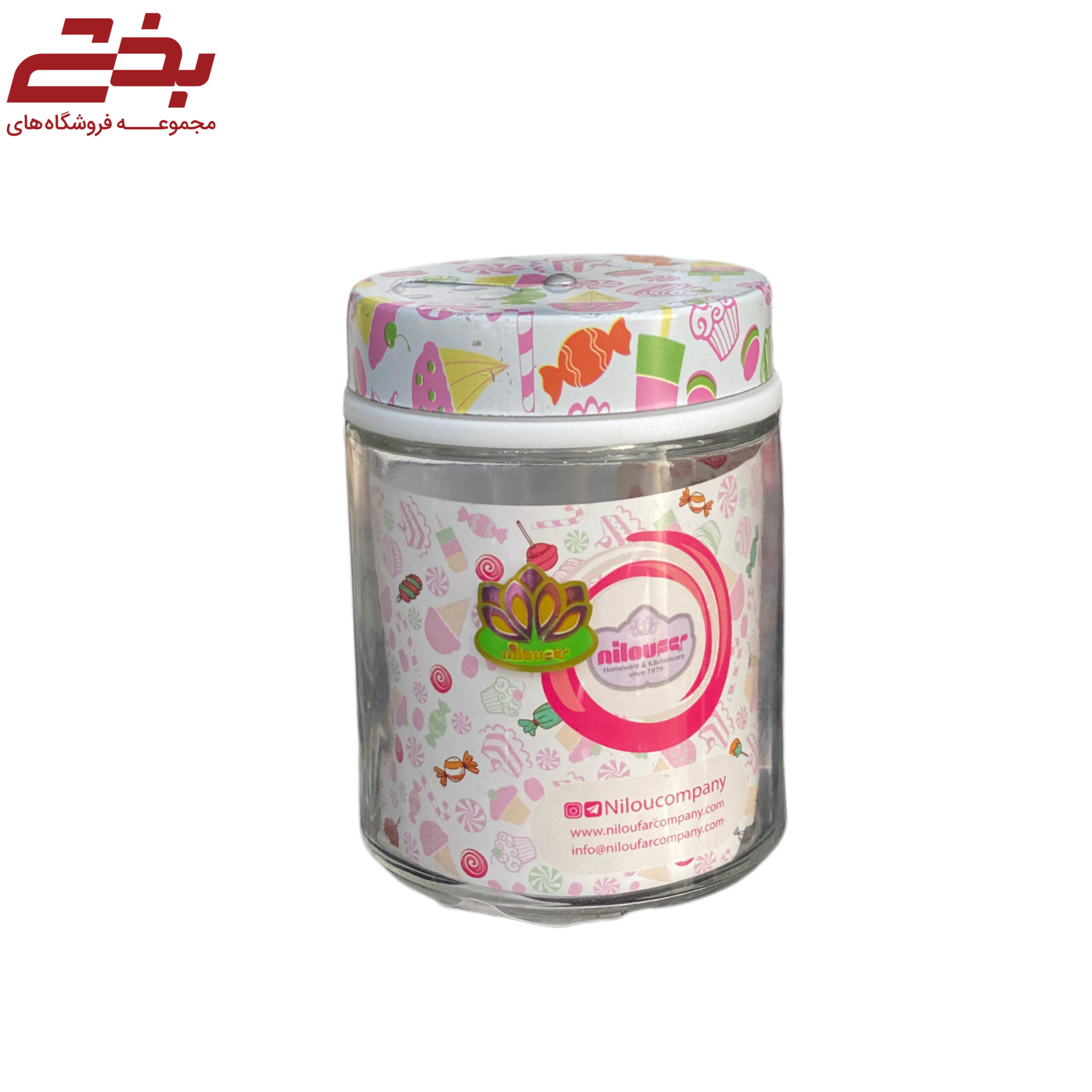 ادویه پاش مدل لوتوس2 گلدار نیلوفر