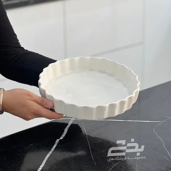 ظرف تارت چینی مدل گرد