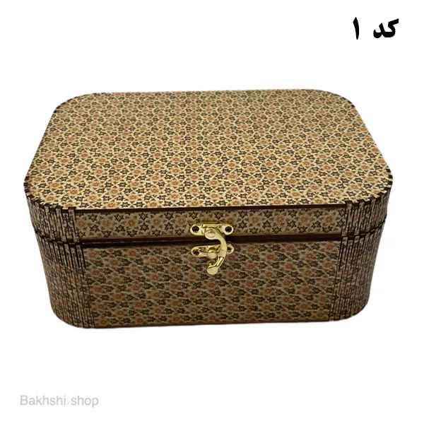 باکس نخ و سوزن چوبی بزرگ