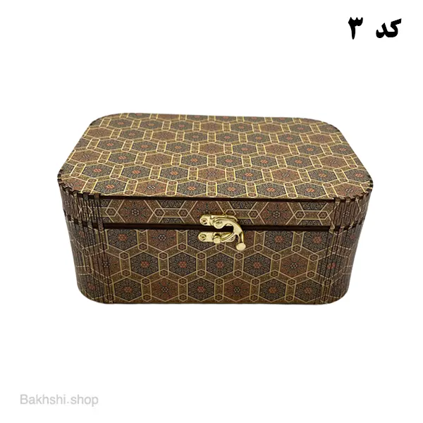 باکس نخ و سوزن چوبی بزرگ