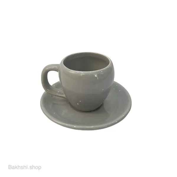 فنجان نعلبکی رنگی تکی