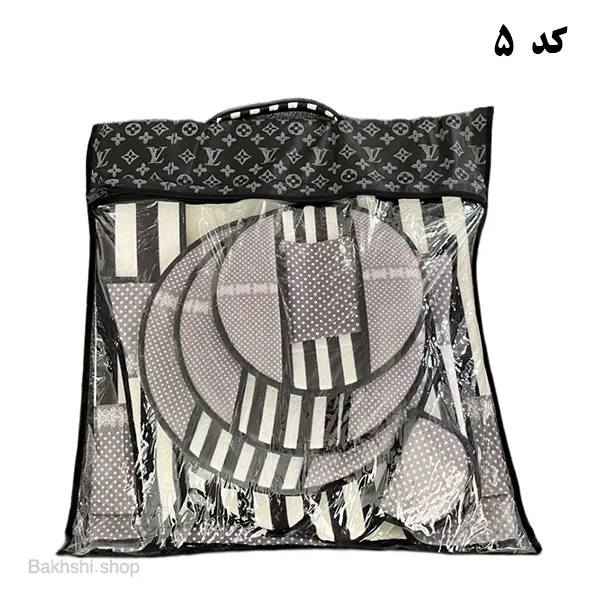 سرویس مخمل ساکی 12 پارچه