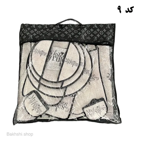 سرویس مخمل ساکی 12 پارچه