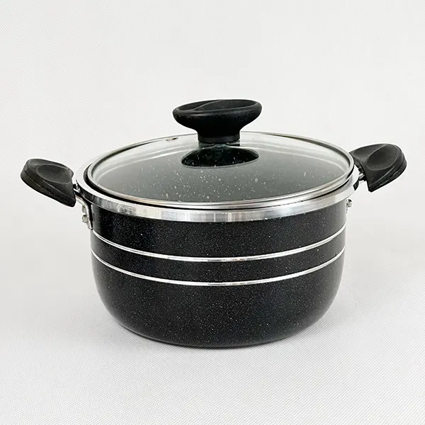سرویس قابلمه گرانیتی 8 پارچه طرح چدن اوج
