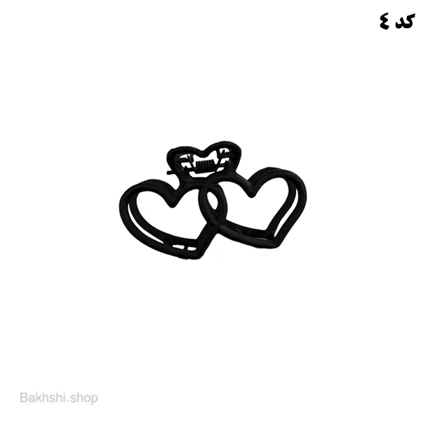 کلیپس فلزی مشکی مو