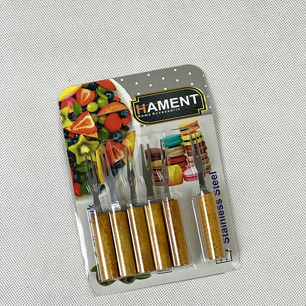 زیتون خوری دسته چوبی