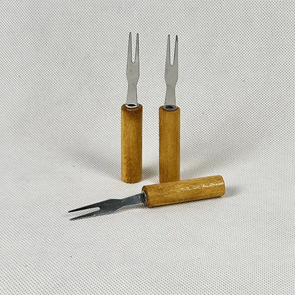 زیتون خوری دسته چوبی