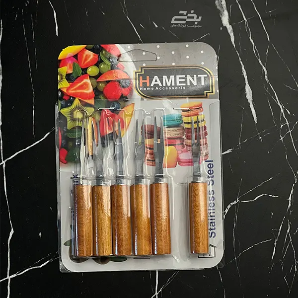 زیتون خوری دسته چوبی