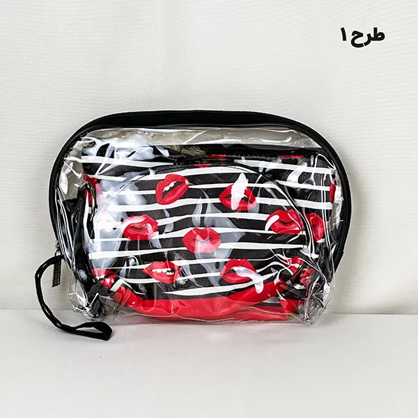 کیف آرایشی سه تیکه بزرگ