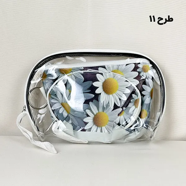 کیف آرایشی سه تیکه بزرگ