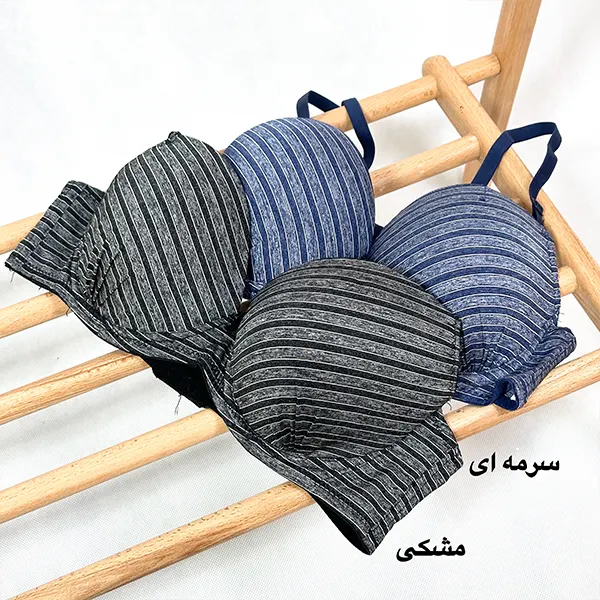 سوتین ابری راه راه NANA