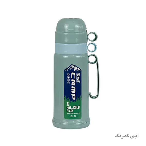 فلاسک چای کمپ 1 لیتر ، 2 لیوان تاپکو