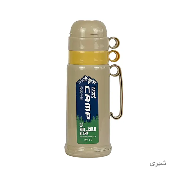 فلاسک چای کمپ 1 لیتر ، 2 لیوان تاپکو