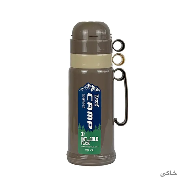 فلاسک چای کمپ 1 لیتر ، 2 لیوان تاپکو