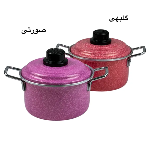 قابلمه بچه دسته دار رنگی آراد 1
