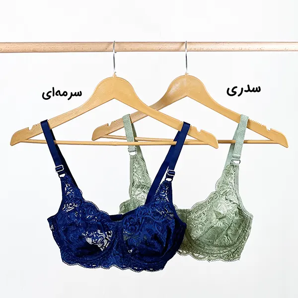 سوتین فنردار دانتل گوشواره ای 75/90