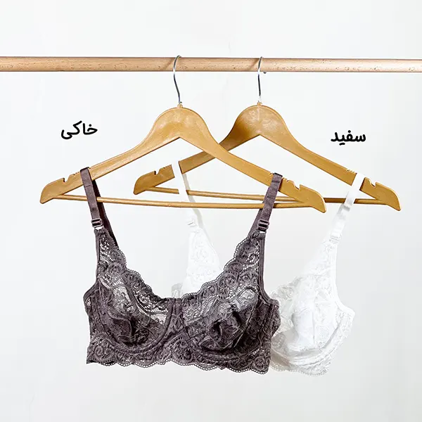 سوتین فنردار دانتل گوشواره ای 75/90