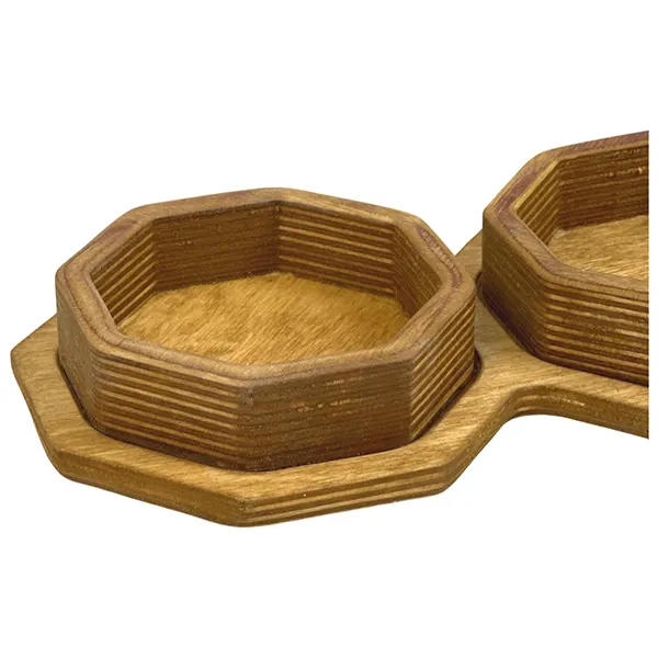 اردو خوری شهاب دوتایی چوبی