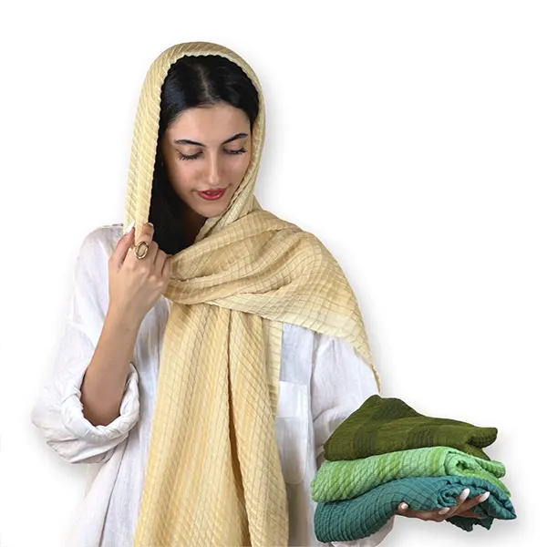 شال پلیسه حصیری