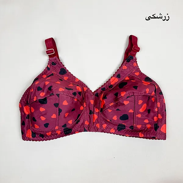 سوتین زنانه دوربسته قلبی باریک گلستان