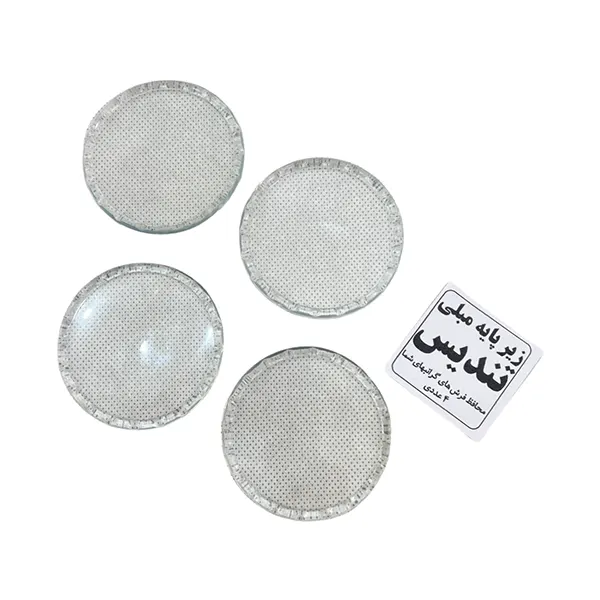 زیرپایه مبلی ژله ای کوچک بسته 4 عددی