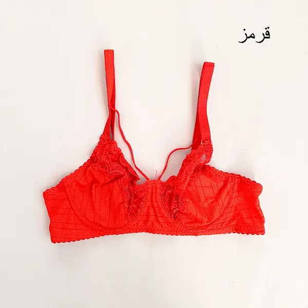 سوتین یاردی راه راه فنردار رنگی گلستان