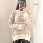 تصویر کوچک بافت دخترانه راه راه رنگی