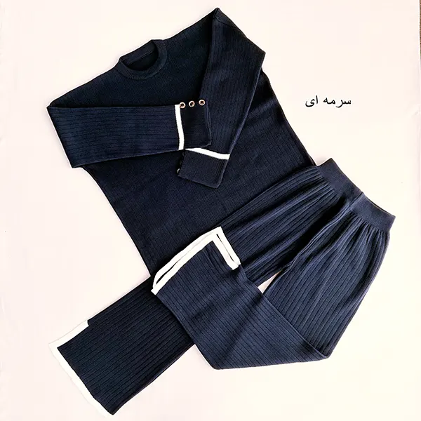 ست بافت آستین دکمه