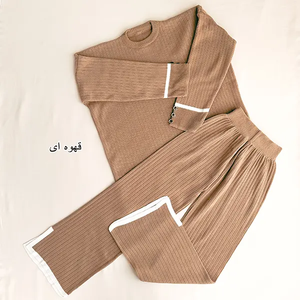 ست بافت آستین دکمه