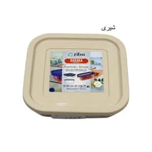 ظرف دربدار مربع 600 میلی لیتر باراکا