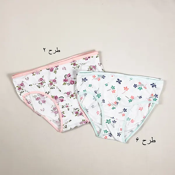 شورت کتابی سفید طرحدار