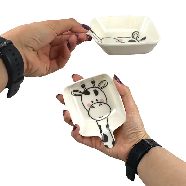 مزه خوری دسته دار ملامین d 500