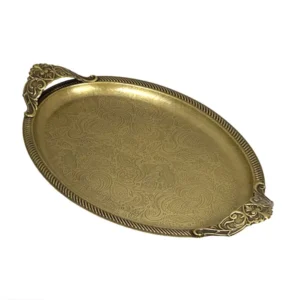 سینی بیضی بزرگ مدل رز 3061 آنتیک