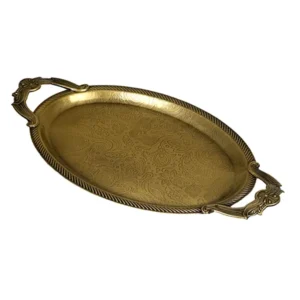 سینی بیضی کوچک مدل رز 3066 آنتیک