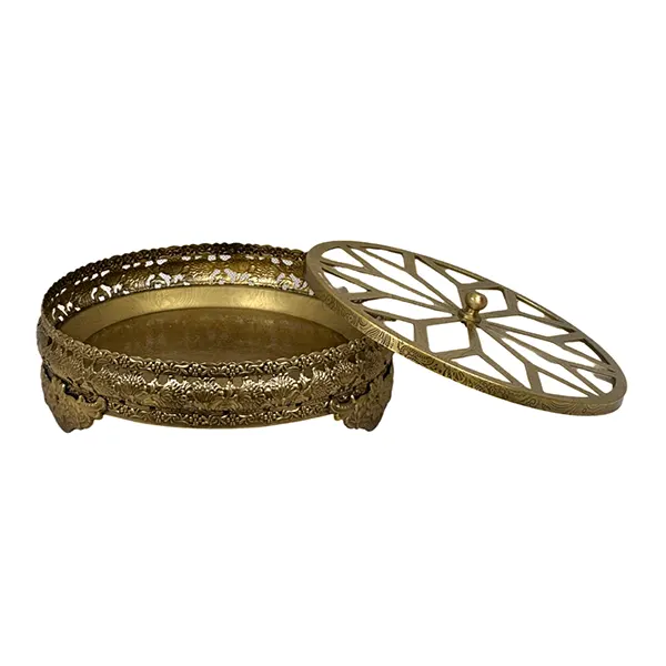 شکلات خوری گرد 3 پایه 5041 آنتیک