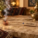 تصویر کوچک اسپند دود کن مدل دسته چوبی کلیدر