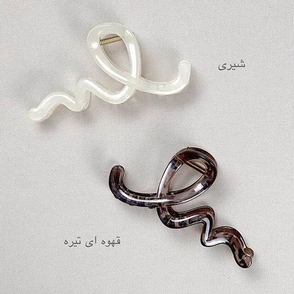 کلیپس کریستالی مارپیچی طرح 1