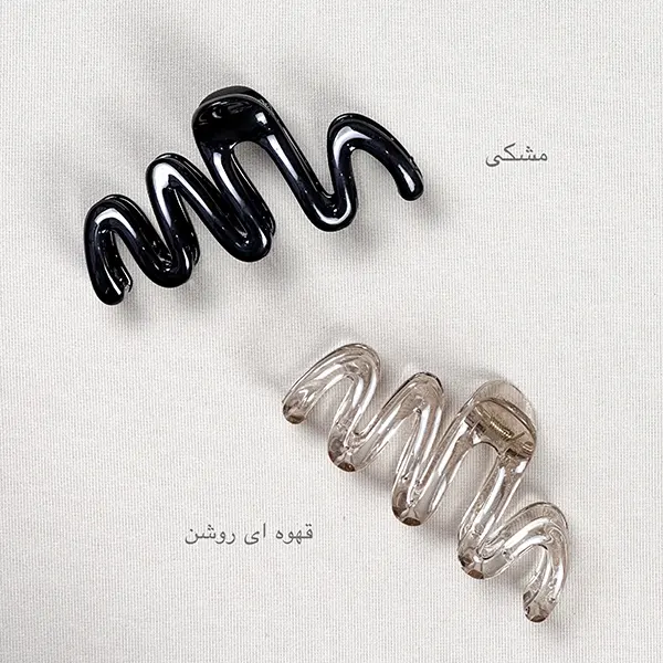 کلیپس کریستالی مارپیچی طرح 2