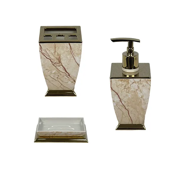 ست بهداشتی 5پارچه آوا طرح سنگ
