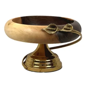 میوه خوری چوبی برگ