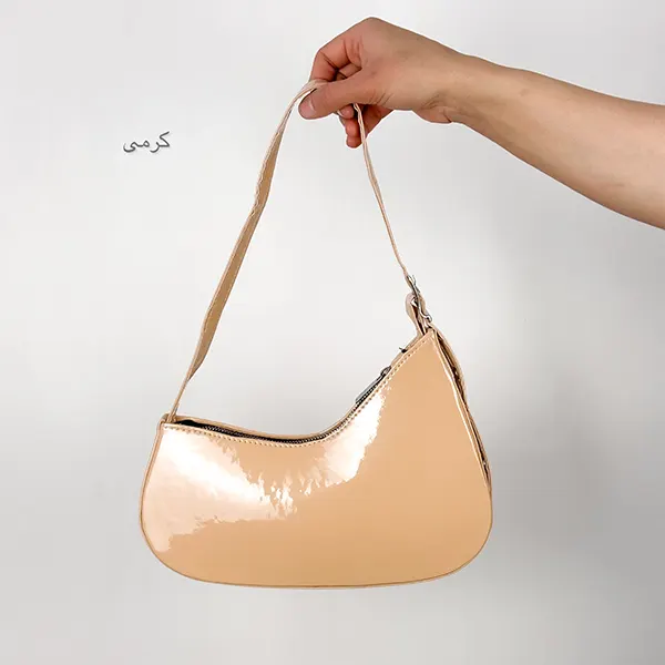 کیف ورنی رنگی کج